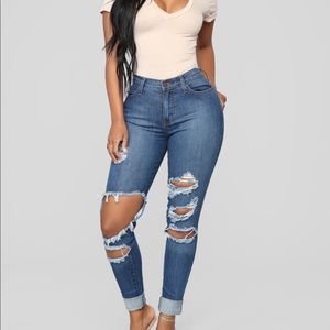 Beach Bums Jeans. From fashion nova. Is a size 5
